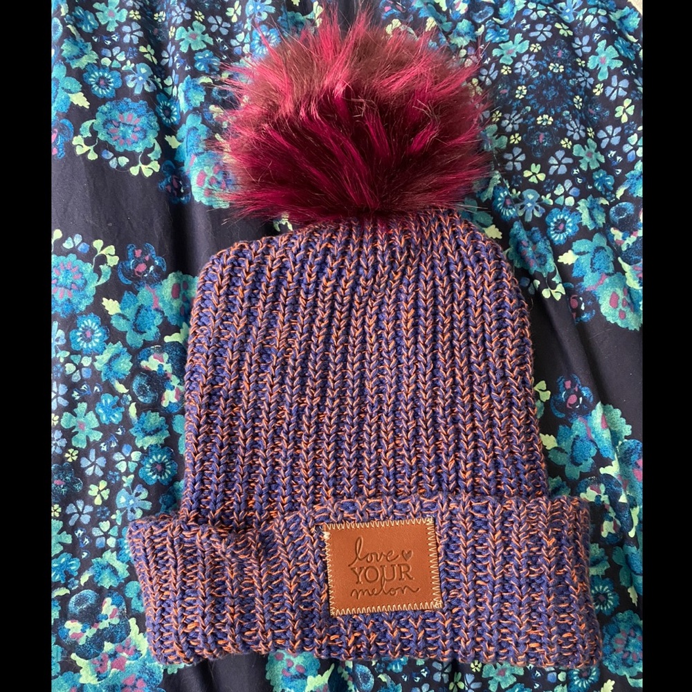 Love Your Melon Pom Beanie